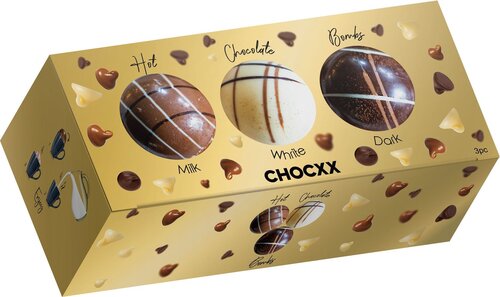 Chocxx Magic Chocolate Bombs 3-pack 3 x 45g