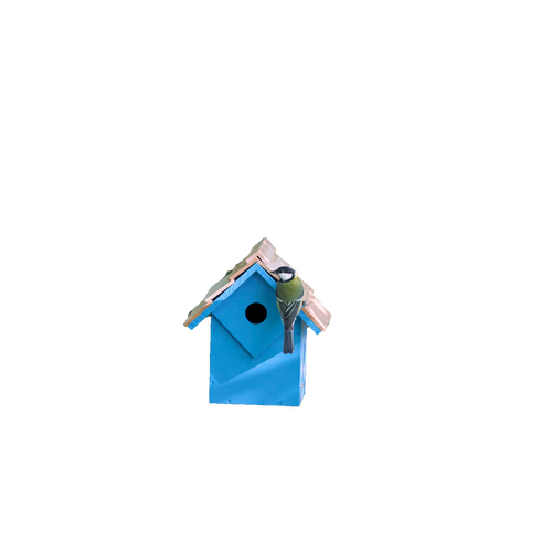 CJ wildbird Nestkast diamond 23.5x15x21 blauw