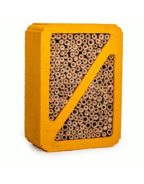 CJ wildlife Insectenhotel salina 27x19x20 geel