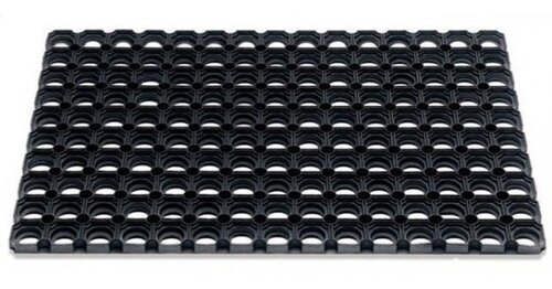 Cleanwalk Rubberringmat zwart