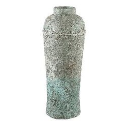 PTMD Cliff Grey antique ceramic high vase M - afbeelding 2