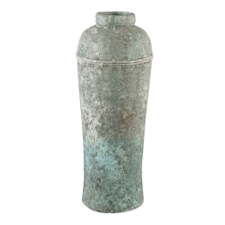 PTMD Cliff Grey antique ceramic high vase M