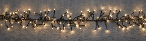 Anna's Collection CLUSTER LIGHTS 1920L/11.5M LED WARM WIT - 4M AANLOOPSNOER ZWART - BI-BUI / IP44 TR - afbeelding 1