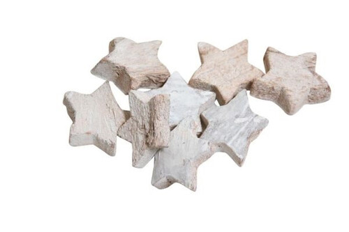 Cocos ster 100st d3cm wit