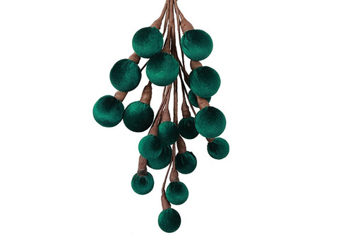 Countryfield Festoen kerstballen 15x10x34 groen