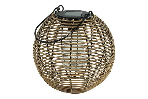 Countryfield Hanglamp solar eliya 9x19x19cm brn