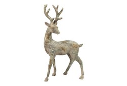 Countryfield Hert gido aardewerk 26x13x46cm grs