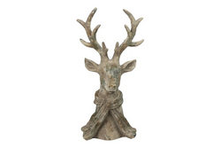 Countryfield Hert percy aardewerk 15x12x30cm grs