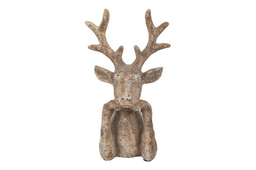 Countryfield Hert zen aardewerk 11x8x20cm grs