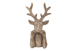 Countryfield Hert zen aardewerk 11x8x20cm grs