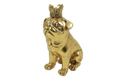 Countryfield Hond brutis kunststof 20x11x23cm goud