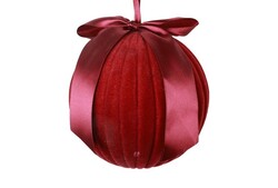 Countryfield Kerstbal amara stof d15cm brdx