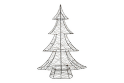 Countryfield Kerstboom led hein 86x23x120cm zwart