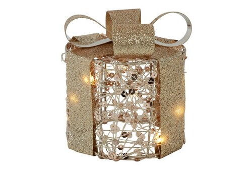 Countryfield Kerstkado pippa 10x10x11cm gd