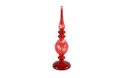 Countryfield Kerstverlichting pieko glas ro 8x8x27 rd