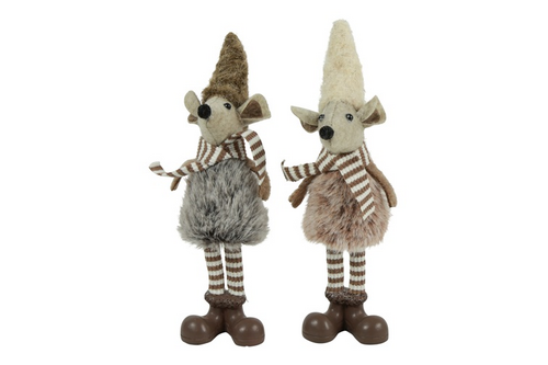 Countryfield Muis gertie stof 6x8x20cm a2