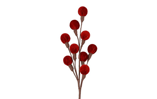 Countryfield Steker christmas balls 15x45cm bordeaux