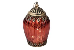 Countryfield Tafellamp led santos 10x10x16cm d.roze