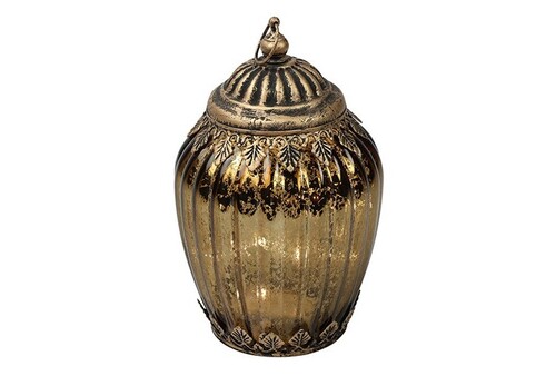 Countryfield Tafellamp led santos gl 10x10x16cm goud