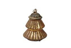 Countryfield Tafellamp led timber 12x12x16cm bruin