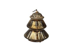 Countryfield Tafellamp led timber gl 12x12x16cm goud