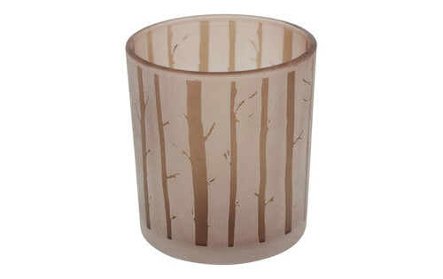 Countryfield Theelichthdr trunks 7x7x8cm brn