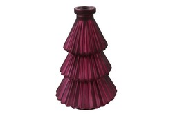 Countryfield Vaas bela glas 10x10x17cm paars