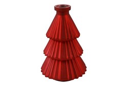 Countryfield Vaas bela glas 10x10x17cm rood