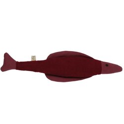 D&D Knuffelspeeltje riv 47cm bordeaux