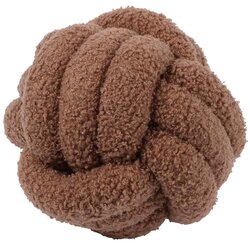 D&D Touwspeeltje teddy ball puck m-16cm brn