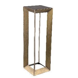 PTMD Daimon Gold metal pedestal open rectangle frame