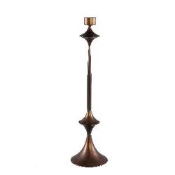 PTMD Danica Copper metal candleholder high