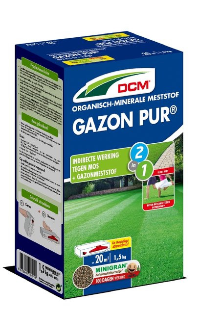 DCM Meststof Gazon Pur® 1,5 kg