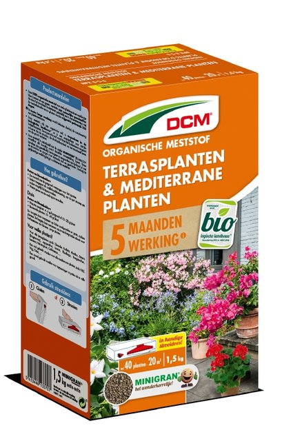 DCM Meststof Terrasplanten & Mediterrane Planten 1,5 kg