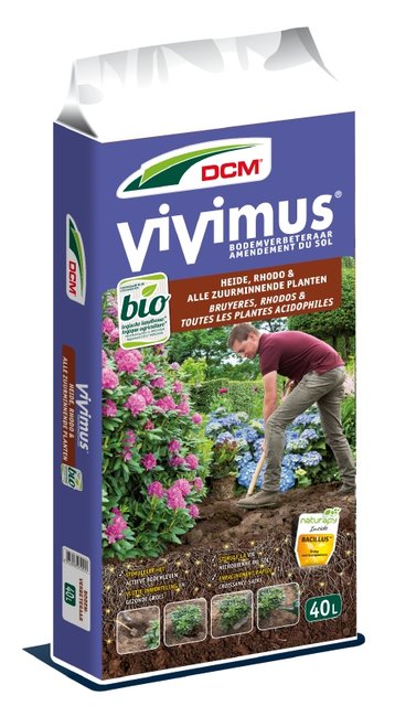 DCM Vivimus® Heide, Rhodo & alle Zuurminnende Planten 40 L | Bodemverbeteraar