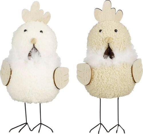 MICA DECORATIONS Deco kip fsc l11b9.50h24cm l.brn a2