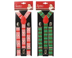 Decoris Accessoires polyester lurex 2layers, black belt 2ass