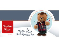 Decoris Beer polyester l10b16h32cm multi - afbeelding 2