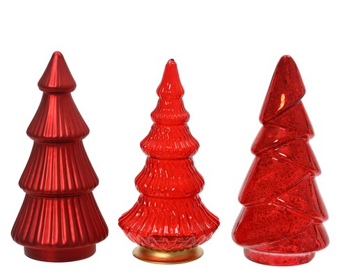 Decoris Boom glas antique, transparent, matt 3ass