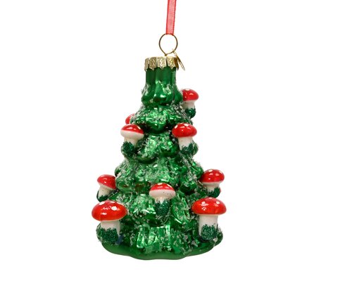 Decoris Boom glas shiny with berries