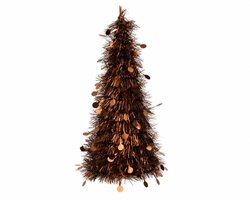 Decoris Boom pet l11b11h30cm espresso