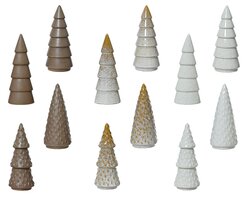 Decoris Boom porselein l9b9h20.7cm a12 - afbeelding 1