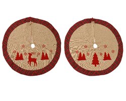 Decoris Boomrok polyester 2ass dia90cm - afbeelding 1