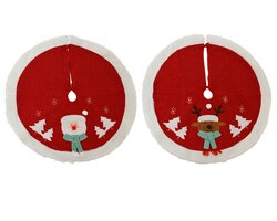 Decoris Boomrok polyester 2ass dia90cm - afbeelding 1