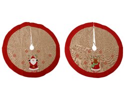 Decoris Boomrok polyester 2ass dia90cm x H.0.5cm
