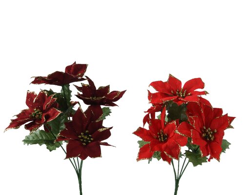 Decoris Bundel op steel polyester 2col ass