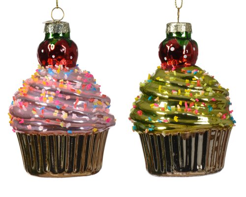 Decoris Cupcakes glas 2kl.ass