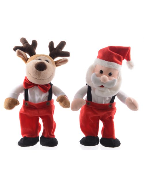 Decoris dancing Xmas figuur 2ass multi