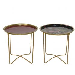 decoris deco table 2ass gold/colour(s)