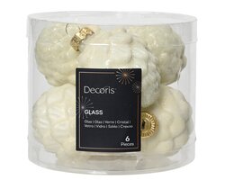 Decoris Dennenappel glas enamel-matt glitter mix - afbeelding 1